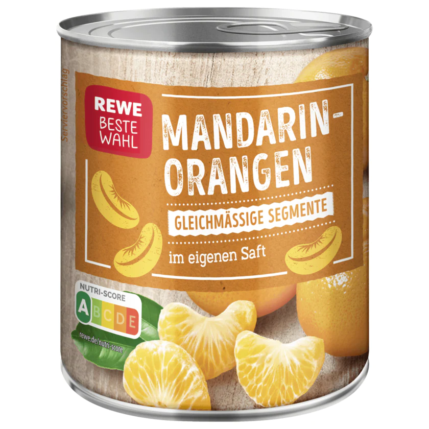 REWE Mandarinen Orangen im eigenen Saft 300g - 4337256204514