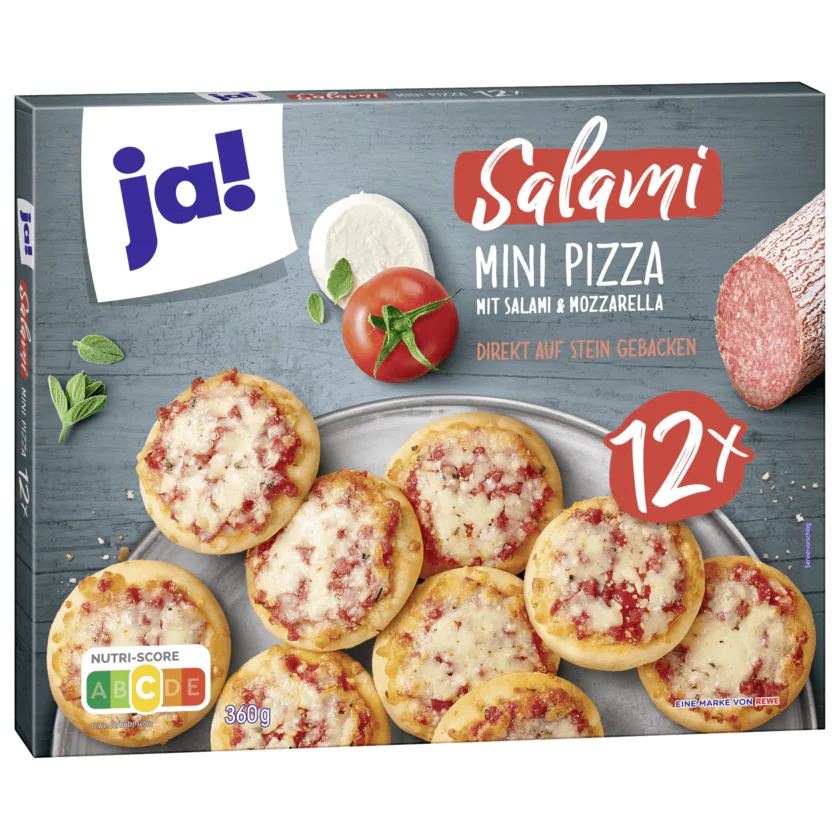 ja! Mini Pizza Salami 360g - 4337256208000