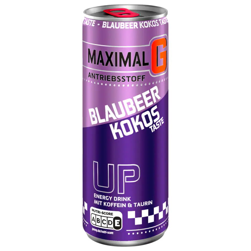 Maximal G Energy Drink Blaubeer Kokos 0,25l - 4337256210935