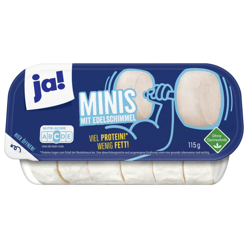 ja! Handkäse Minis Edelschimmel 115g - 4337256214056