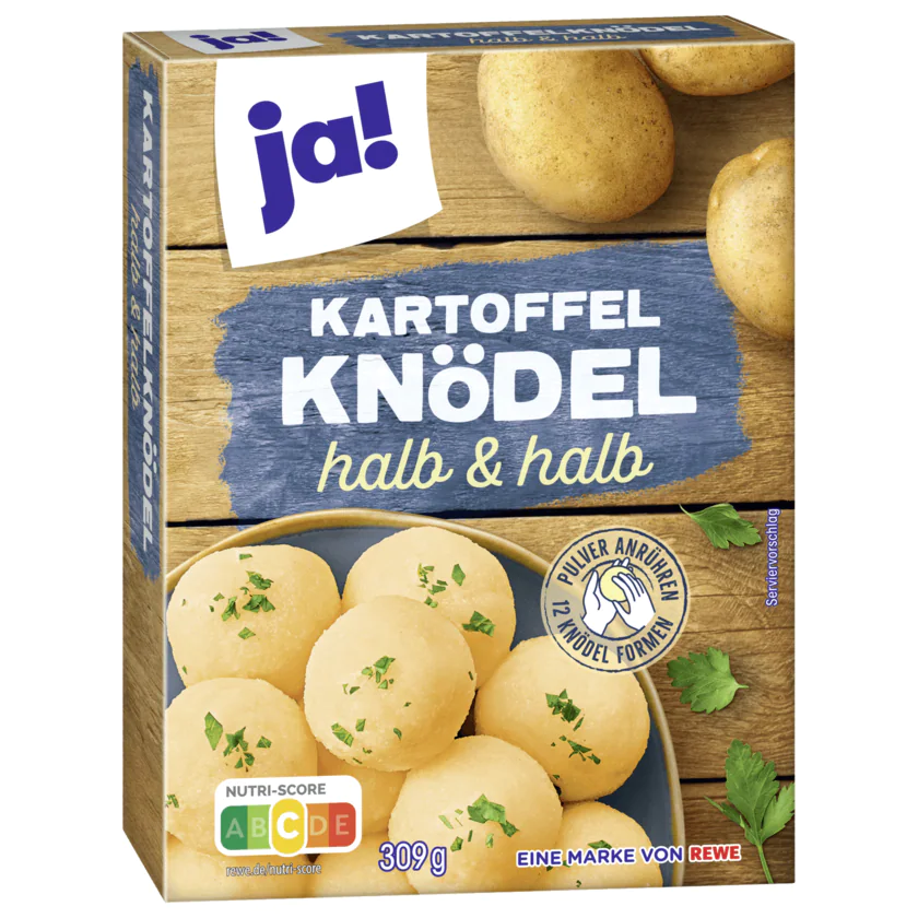 Ja! Kartoffelknödel halb und halb 309g - 4337256214155
