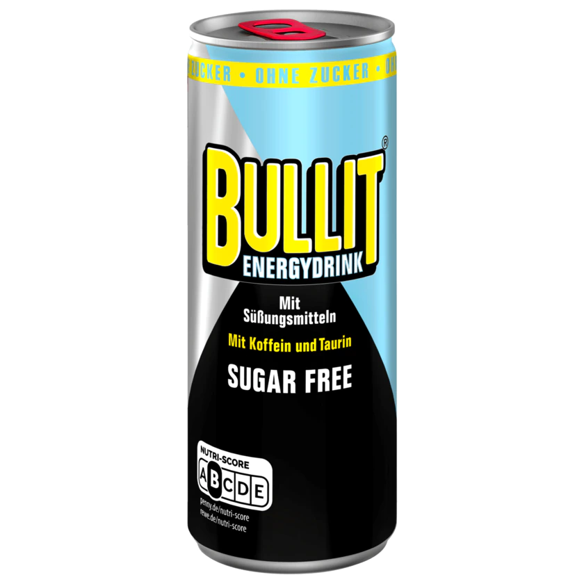 Bullit Energydrink Sugar Free 0,33l - 4337256216258