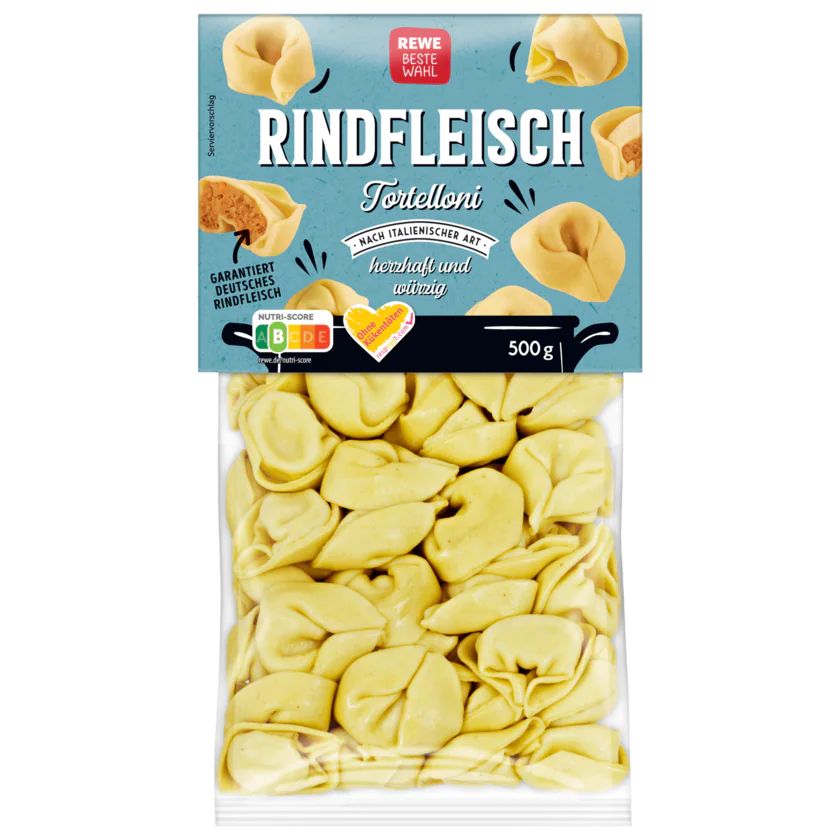 REWE Beste Wahl Tortelloni Rindfleisch 500g - 4337256250429