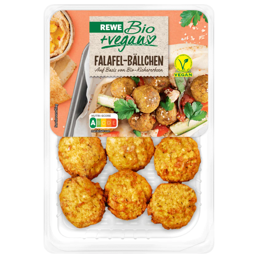 REWE Bio + vegan Falafelbällchen 200g - 4337256254724