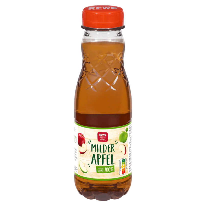 REWE Beste Wahl Milder Apfel 0,33l - 4337256259293