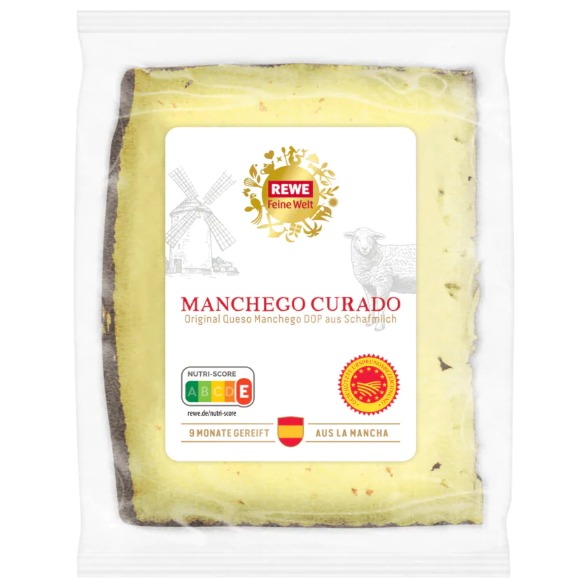 Rewe Feine Welt Manchego Curado 9 Monate 175g - 4337256260121