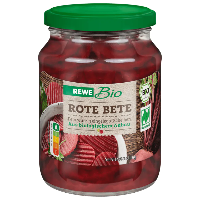 REWE Bio Rote Bete-Scheiben 220g - 4337256261678