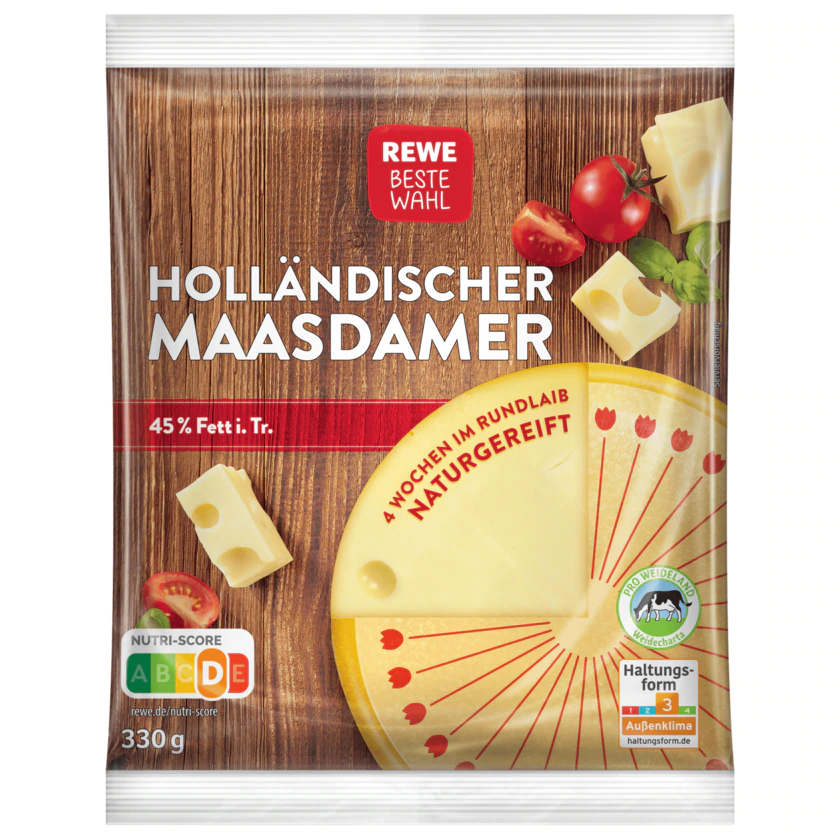 REWE Beste Wahl Maasdamer 330g - 4337256262453