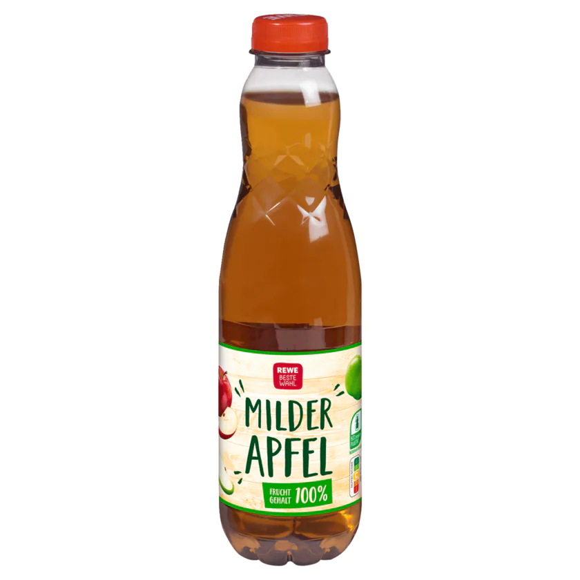 REWE Beste Wahl Milder Apfel 1l - 4337256264204