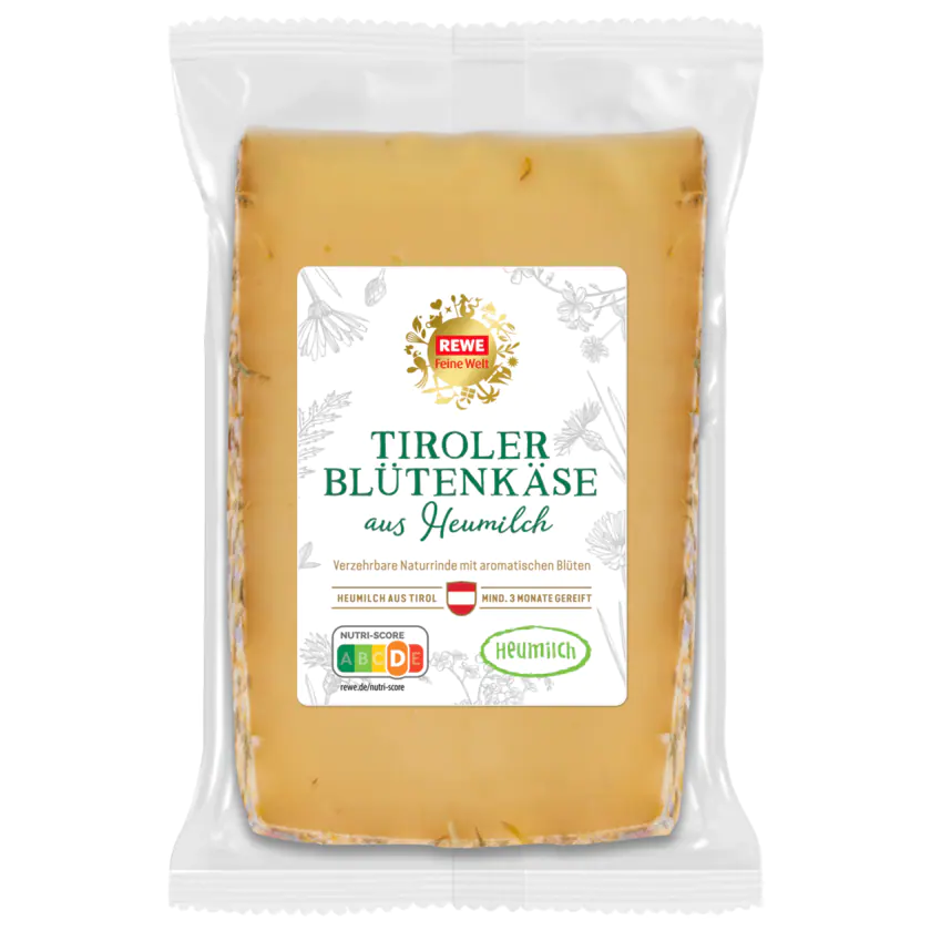REWE Feine Welt Bergblumenkäse aus Heumilch 200g - 4337256265911