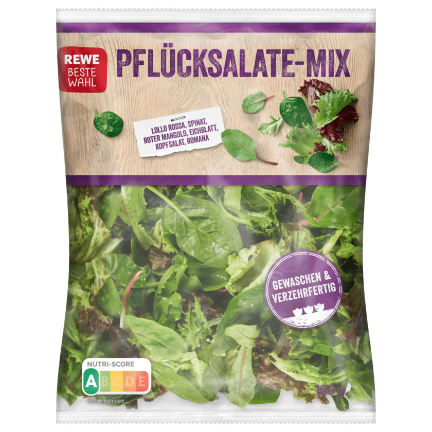 Rewe Beste Wahl Pflücksalate-Mix 100g - 4337256268905