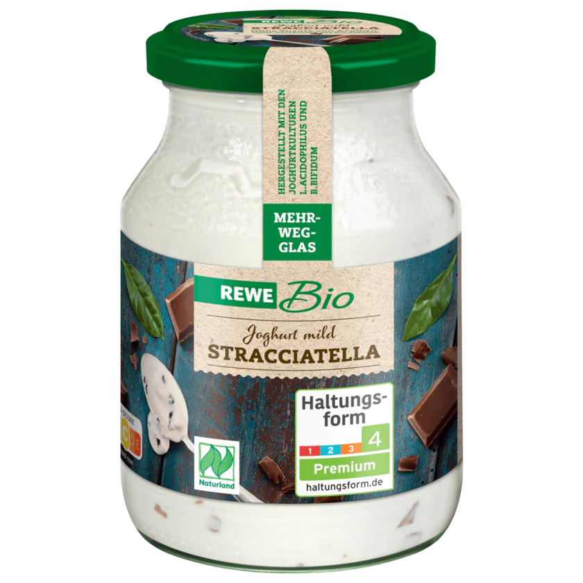 REWE Bio Joghurt mild mit Stracciatella 500g - 4337256271868