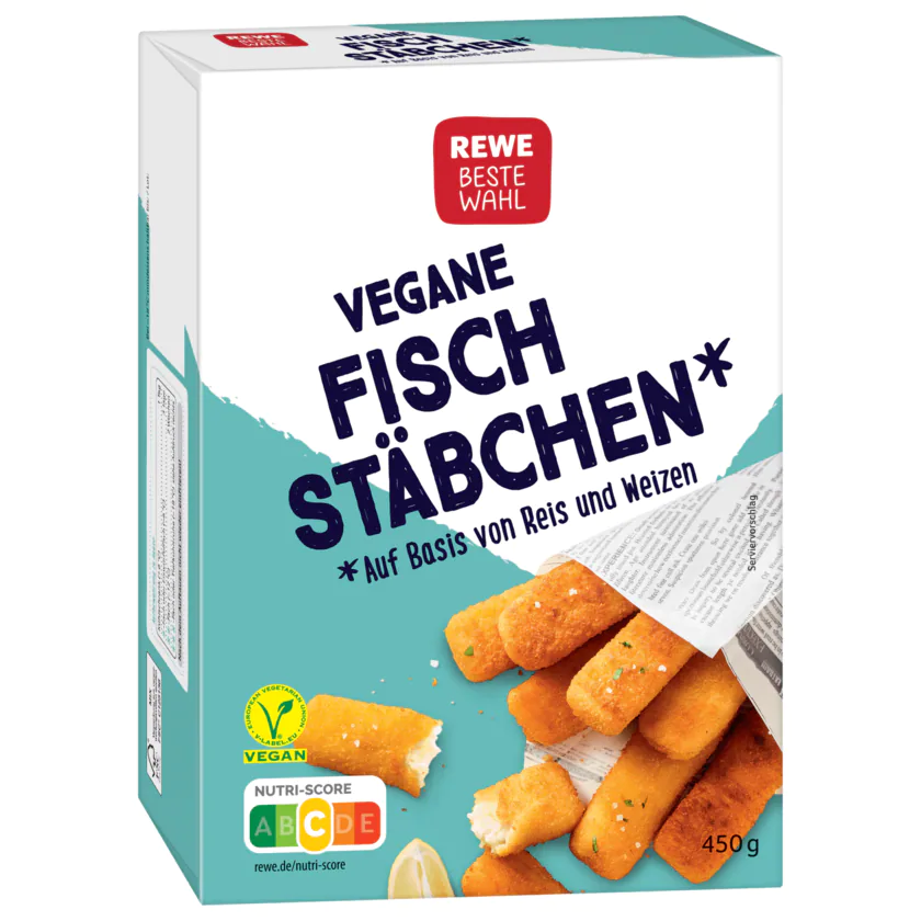 REWE Beste Wahl Vegane Fischstäbchen 450g - 4337256282369