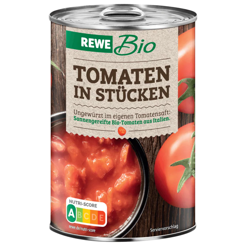 REWE Bio Tomaten in Stücken 400g - 4337256353014