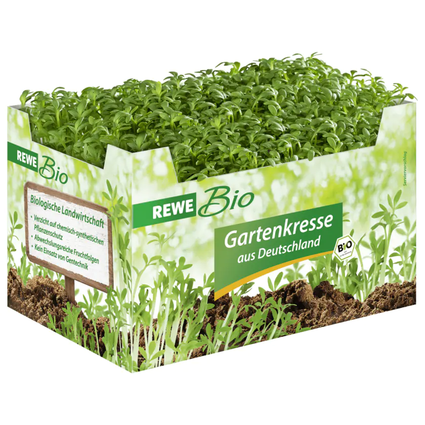 REWE Bio Gartenkresse 1 Stück - 4388840081462
