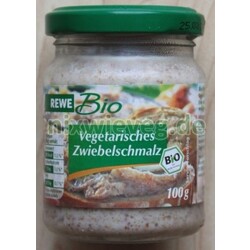 Rewe Bio - Vegetarisches Zwiebelschmalz - 4388844007956