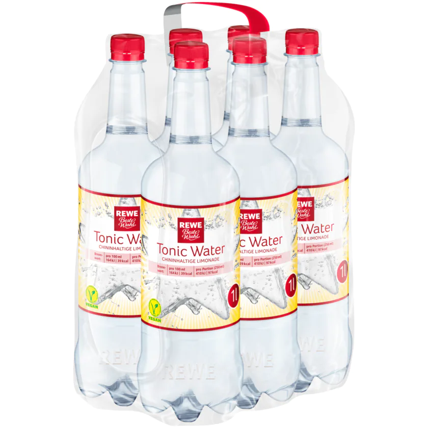 REWE Beste Wahl Tonic Water 6x1l - 4388844076730