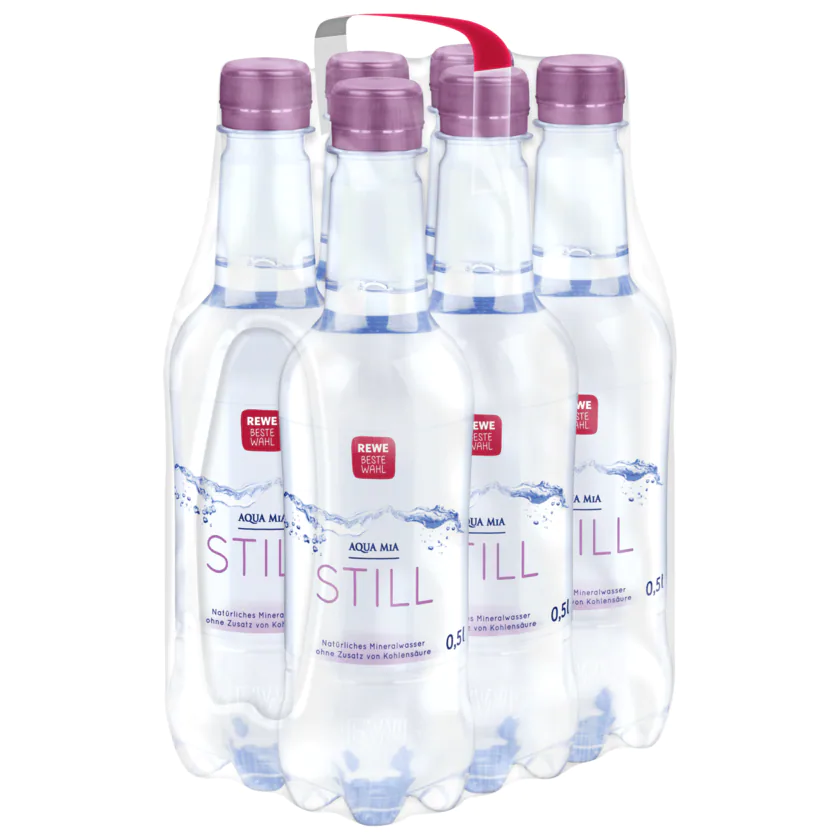 REWE Beste Wahl Mineralwasser still 6x0,5l - 4388844154476
