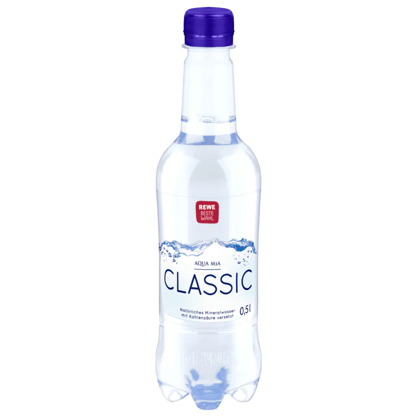 REWE Beste Wahl Mineralwasser Classic 0,5l - 4388844154605