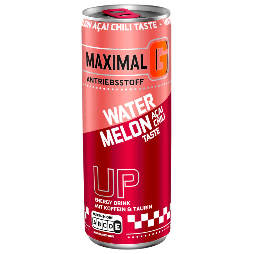 Maximal G Energy Drink Wassermelone Acai Chili 0,25l (EINWEG) - 4388860406917