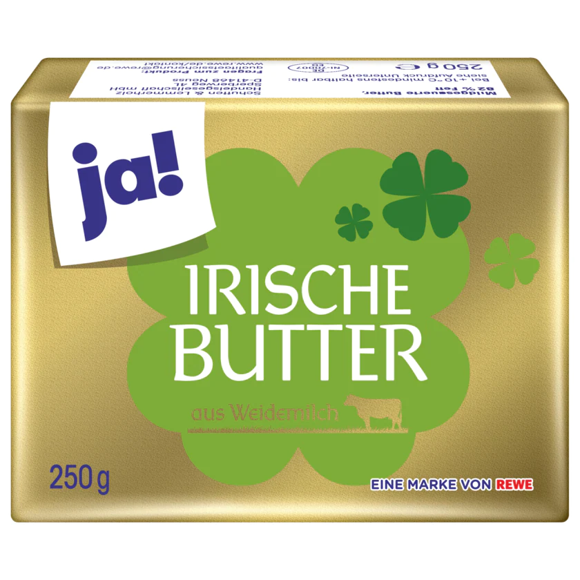 ja! Irische Butter aus Weidemilch 250g - 4388860419467