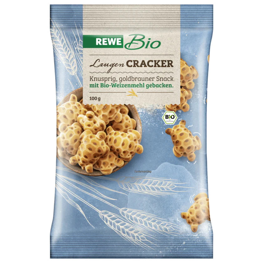 REWE Bio Laugen Cracker 100g - 4388860491883