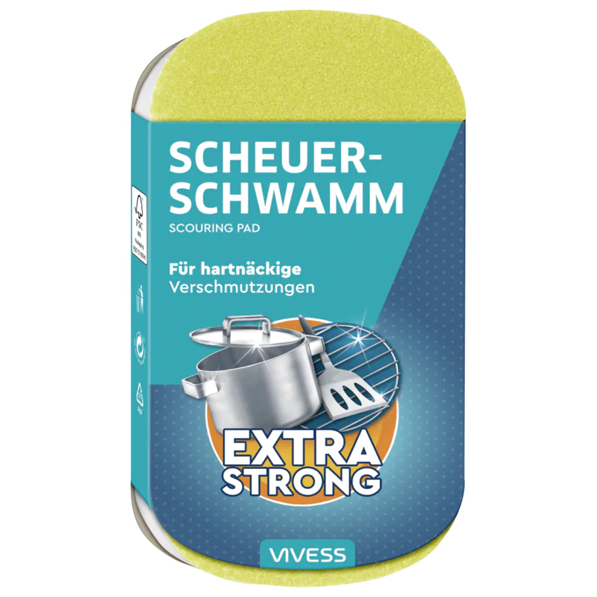 Vivess Scheuerschwamm neon - 4388860549935