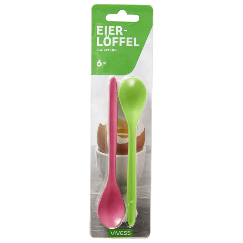 Vivess Eierlöffel 6 Stück - 4388860588170