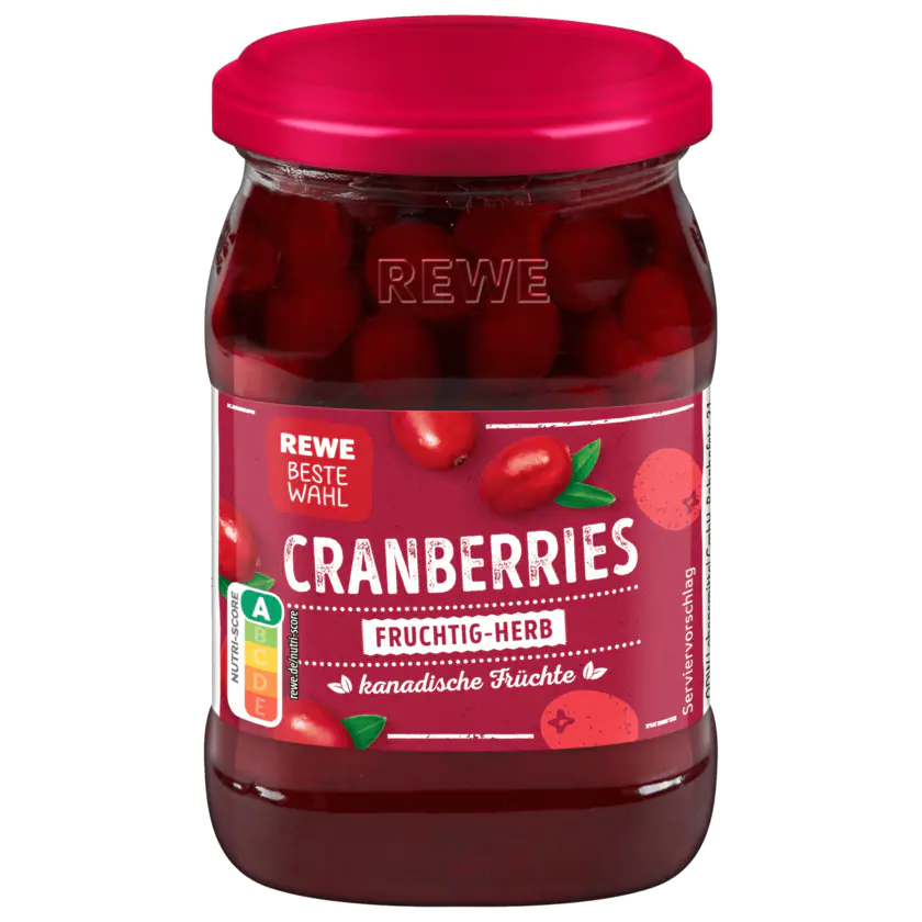 REWE Beste Wahl Cranberries 125g - 4388860601145