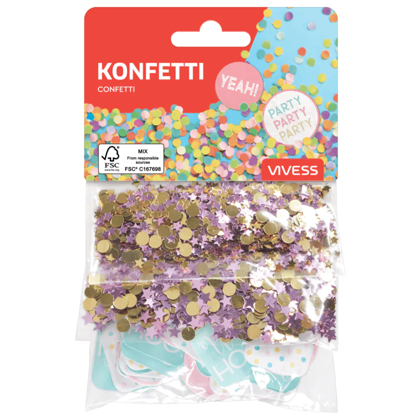 Vivess Konfetti 3 Fach - 4388860649314