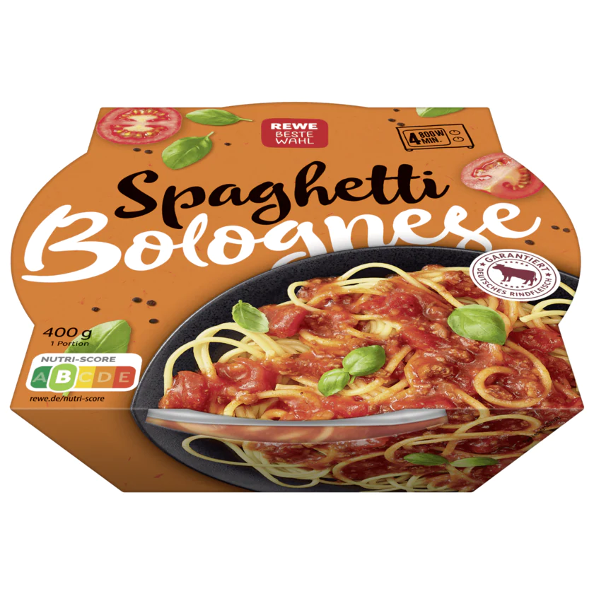 REWE Beste Wahl Spaghetti Bolognese 400g - 4388860700220