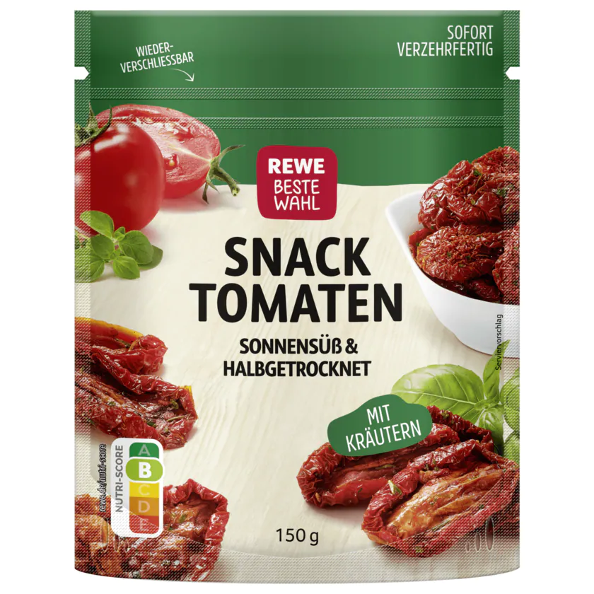 REWE Beste Wahl Snacktomaten mit Kräutern 150g - 4388860705294