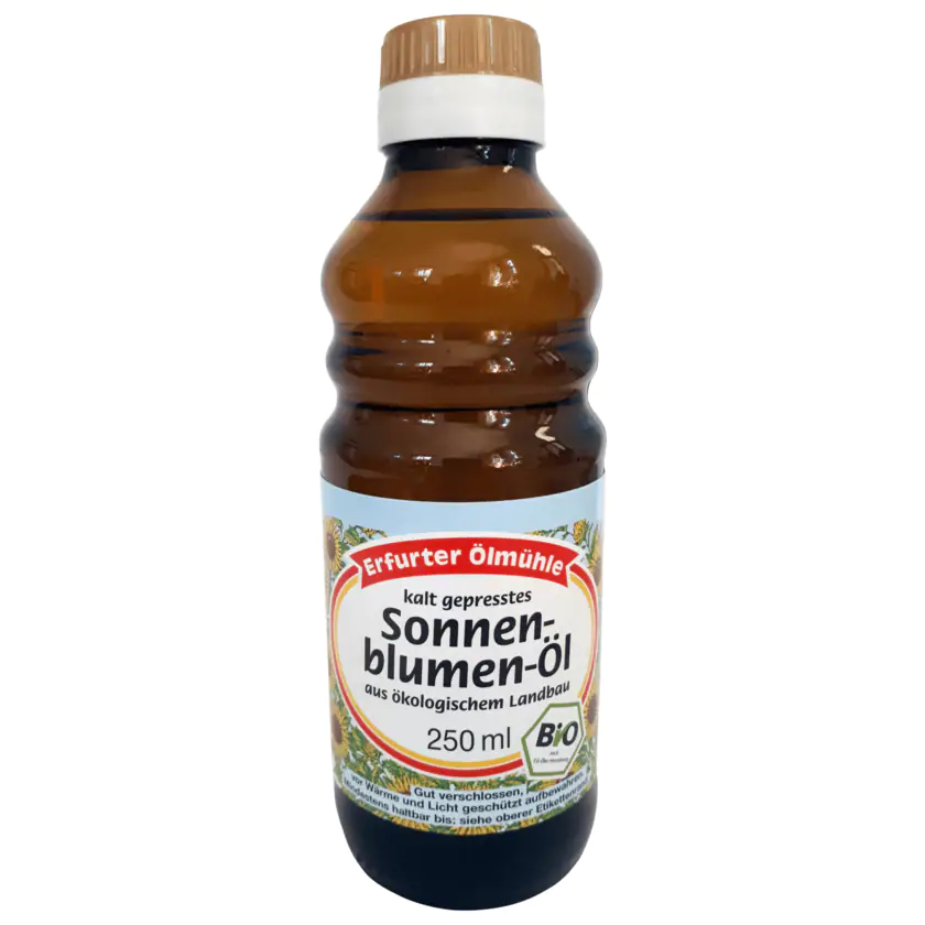 Erfurter Ölmühle Bio Sonnenblumenöl 250ml - 4400083003053