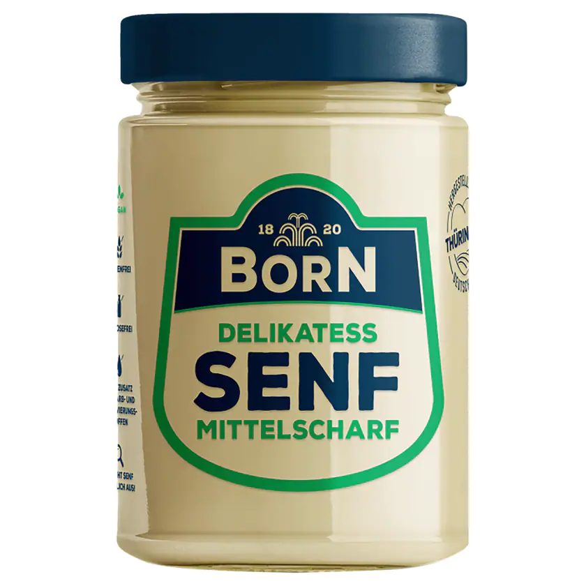 Born Senf mittelscharf 270ml - 4400191070800