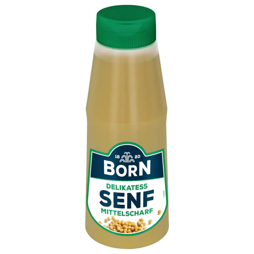 Born Delikatess Senf Mitelscharf 300ml - 4400191071166