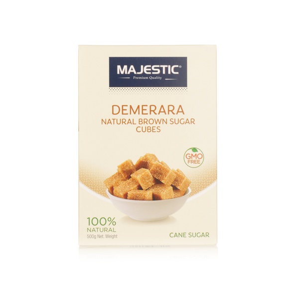 Majestic demerara natural brown sugar cubes 500g - Waitrose UAE & Partners - 4447477401