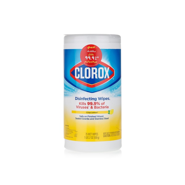 Clorox citrus scented disinfecting wipes x75 - Waitrose UAE & Partners - 44600016283