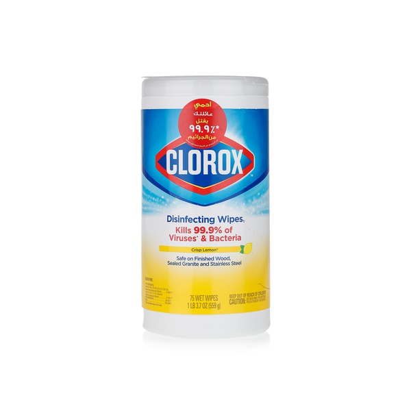 Clorox citrus scented disinfecting wipes x75 - Waitrose UAE & Partners - 44600016283