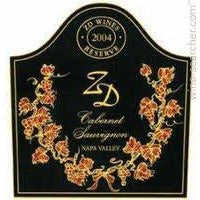 ZD WINES CAB SAUV RES 04/2000 - 4495600149