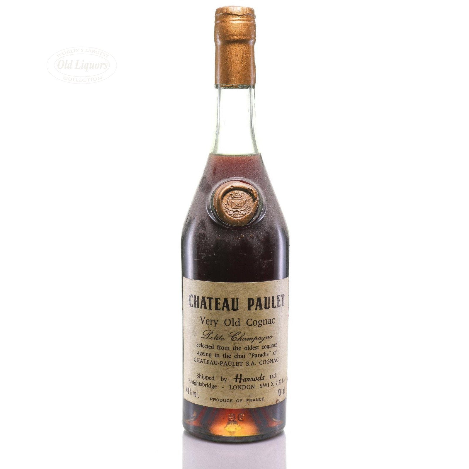 Cognac Chateau Paulet Very Old Petite Champagne - 4498842019001