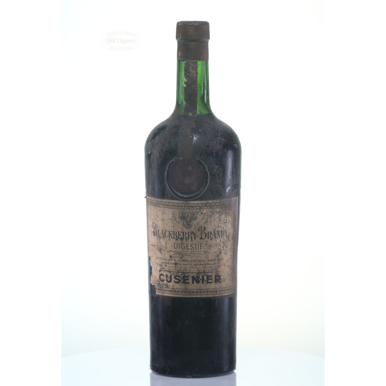 Cusenier Black Brandy 1940s - 4498842063486