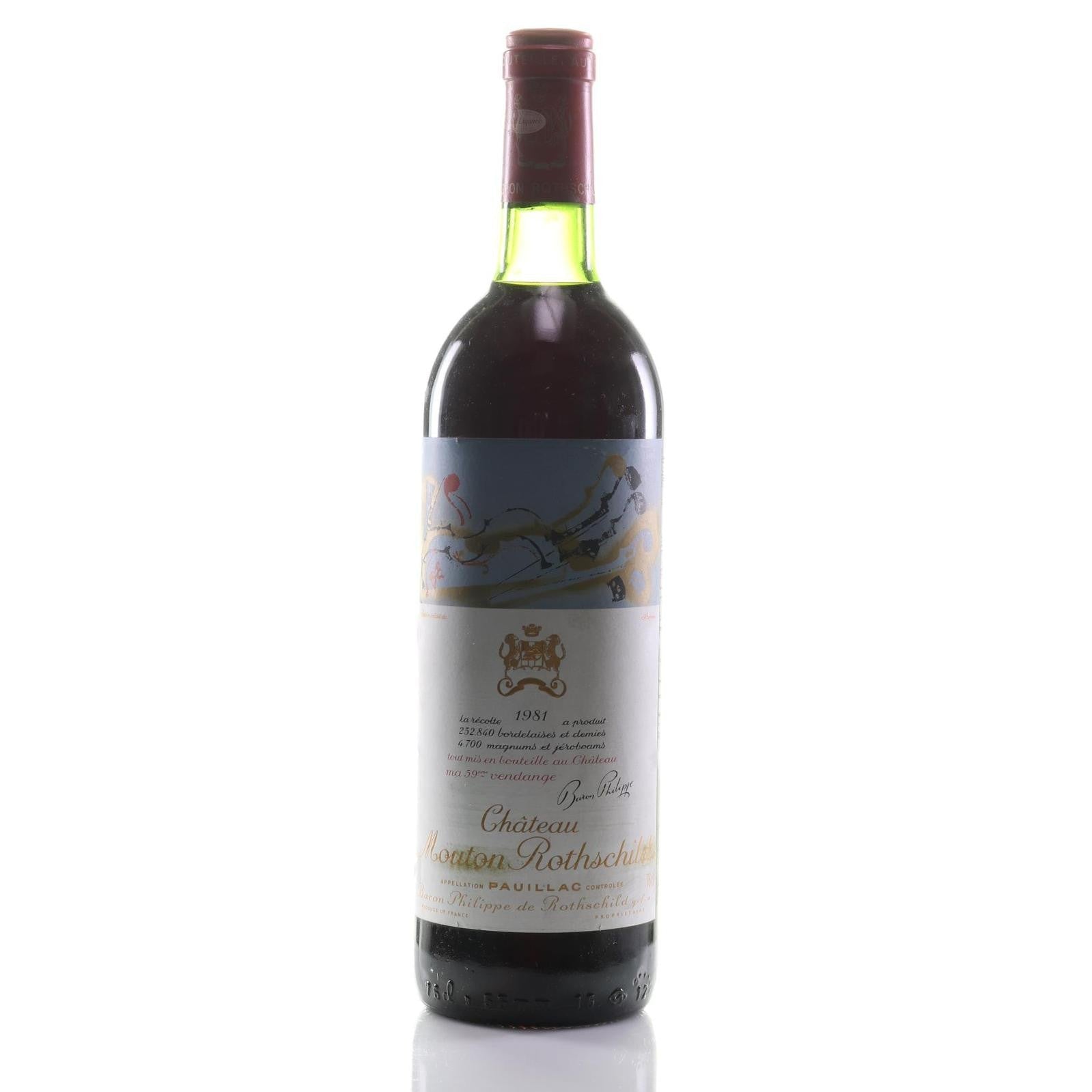 Wine 1981 Château Mouton Rothschild - 4498842104240