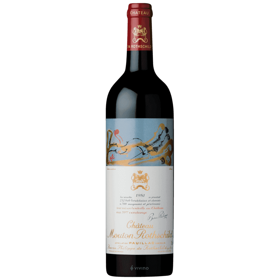 1981 Chateau Mouton Rothschild - 4498842104257