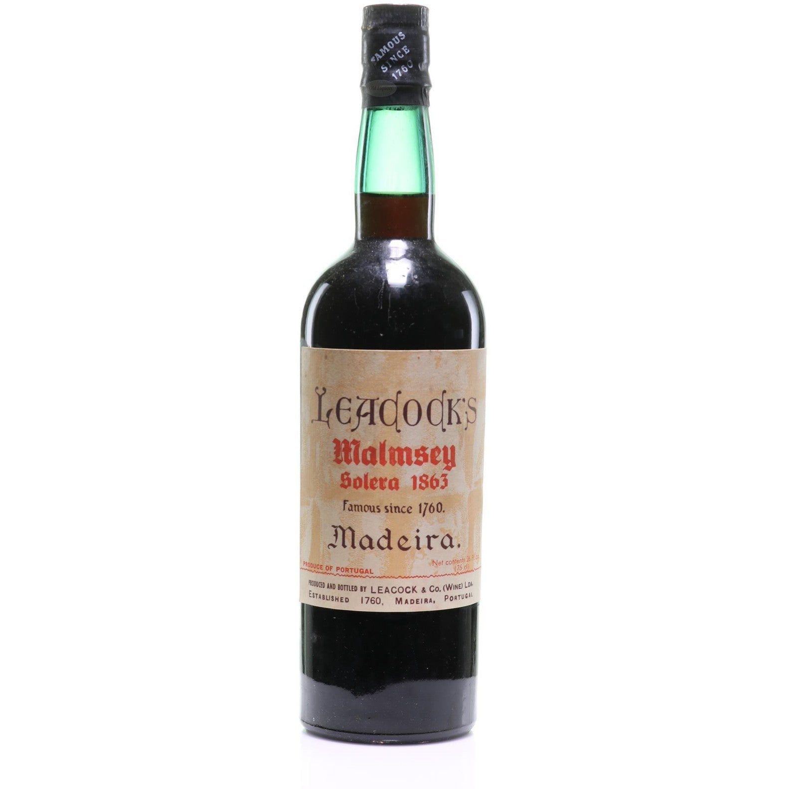 Madeira 1863 Leacock's Malmsey Solera - 4498842107739