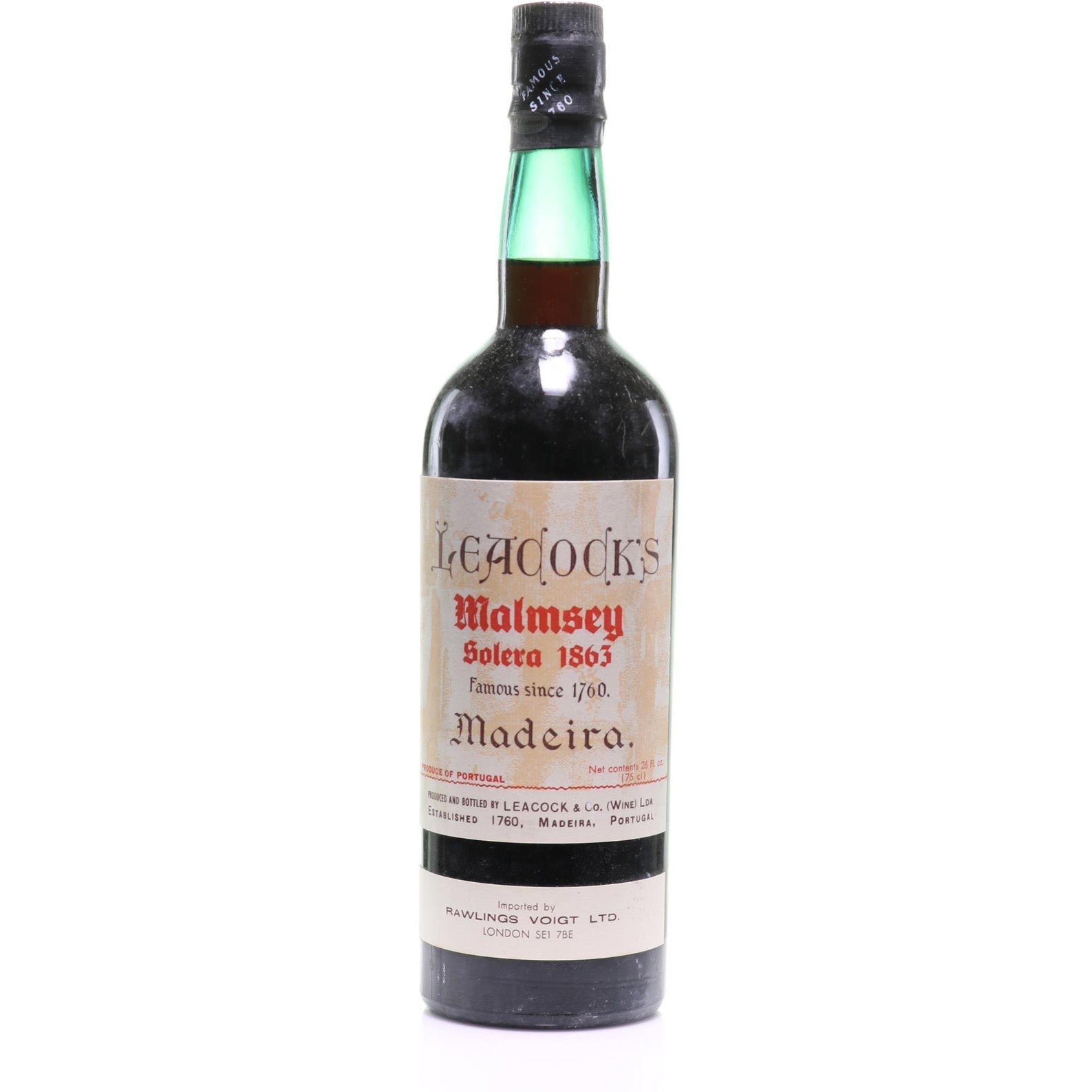 Madeira 1863 Leacock's Malmsey Solera - 4498842107746