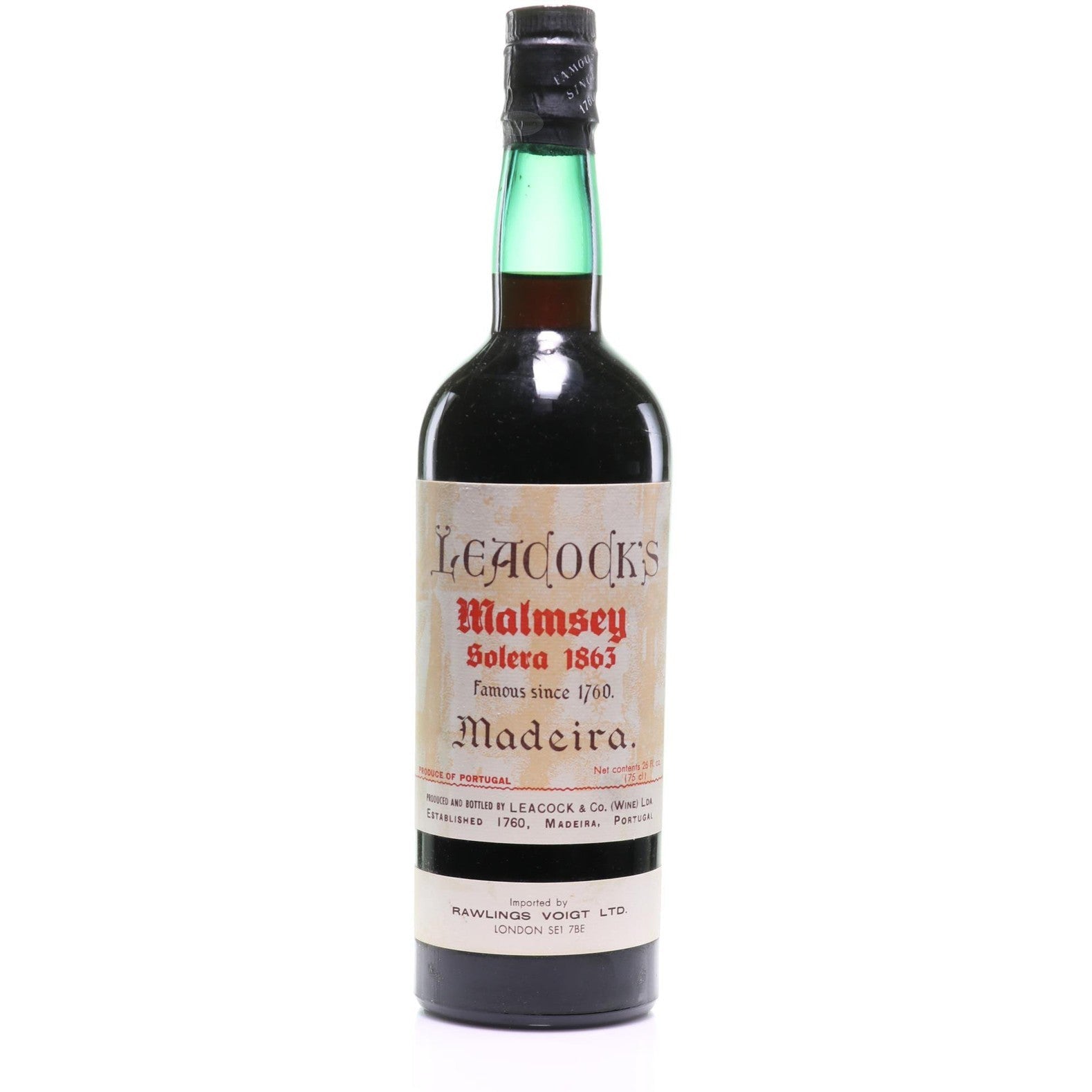 Madeira 1863 Leacock's Malmsey Solera - 4498842107753