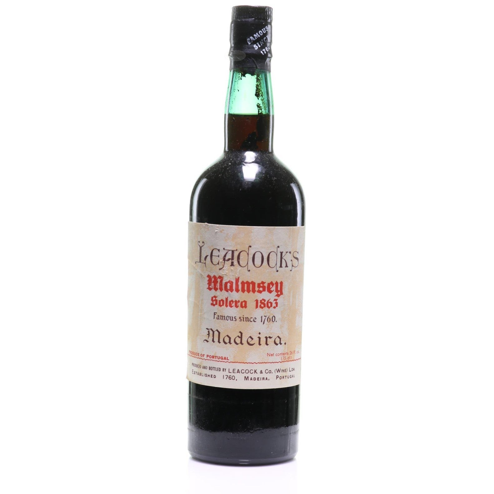 Madeira 1863 Leacock's Malmsey Solera - 4498842107760