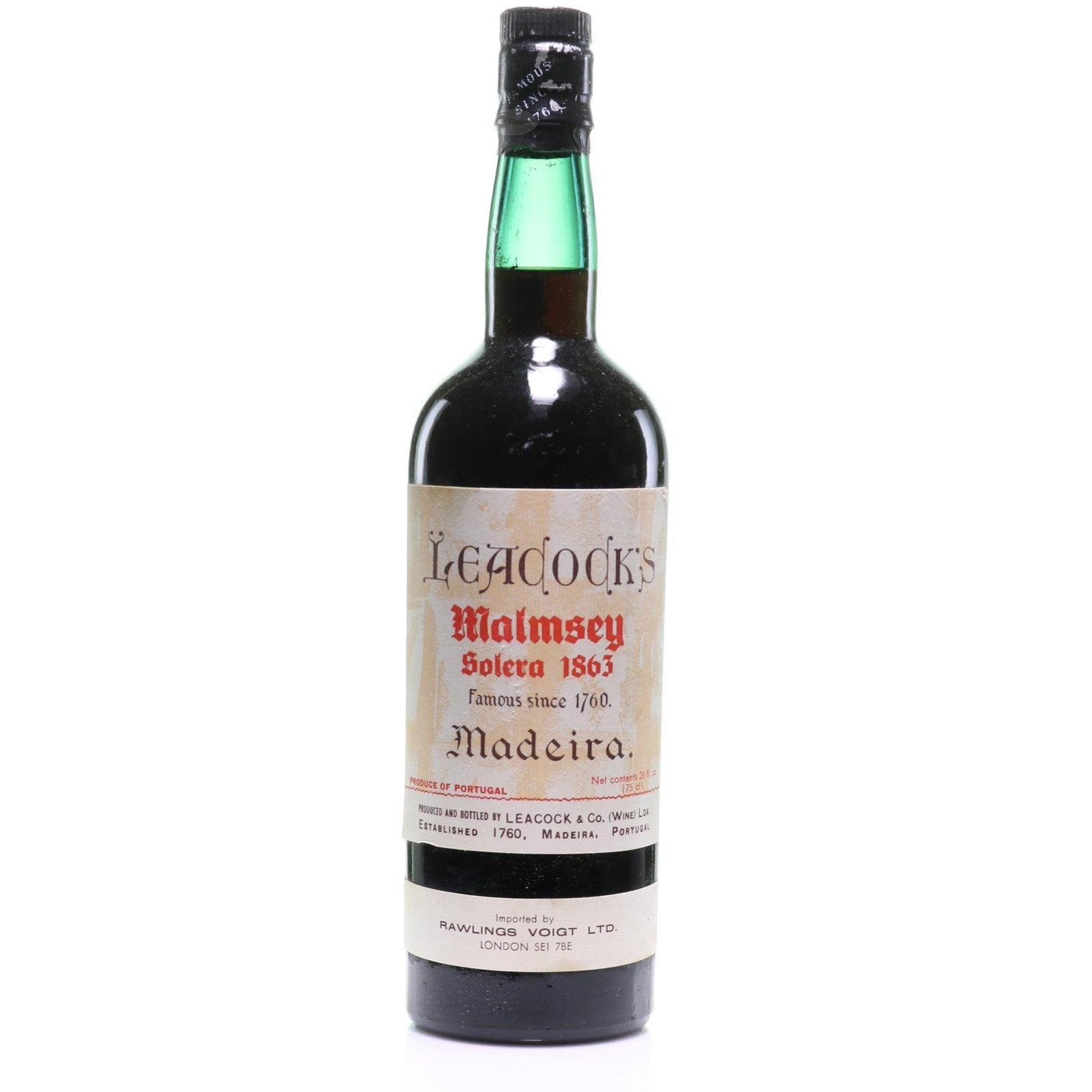 Madeira 1863 Leacock's Malmsey Solera - 4498842107777