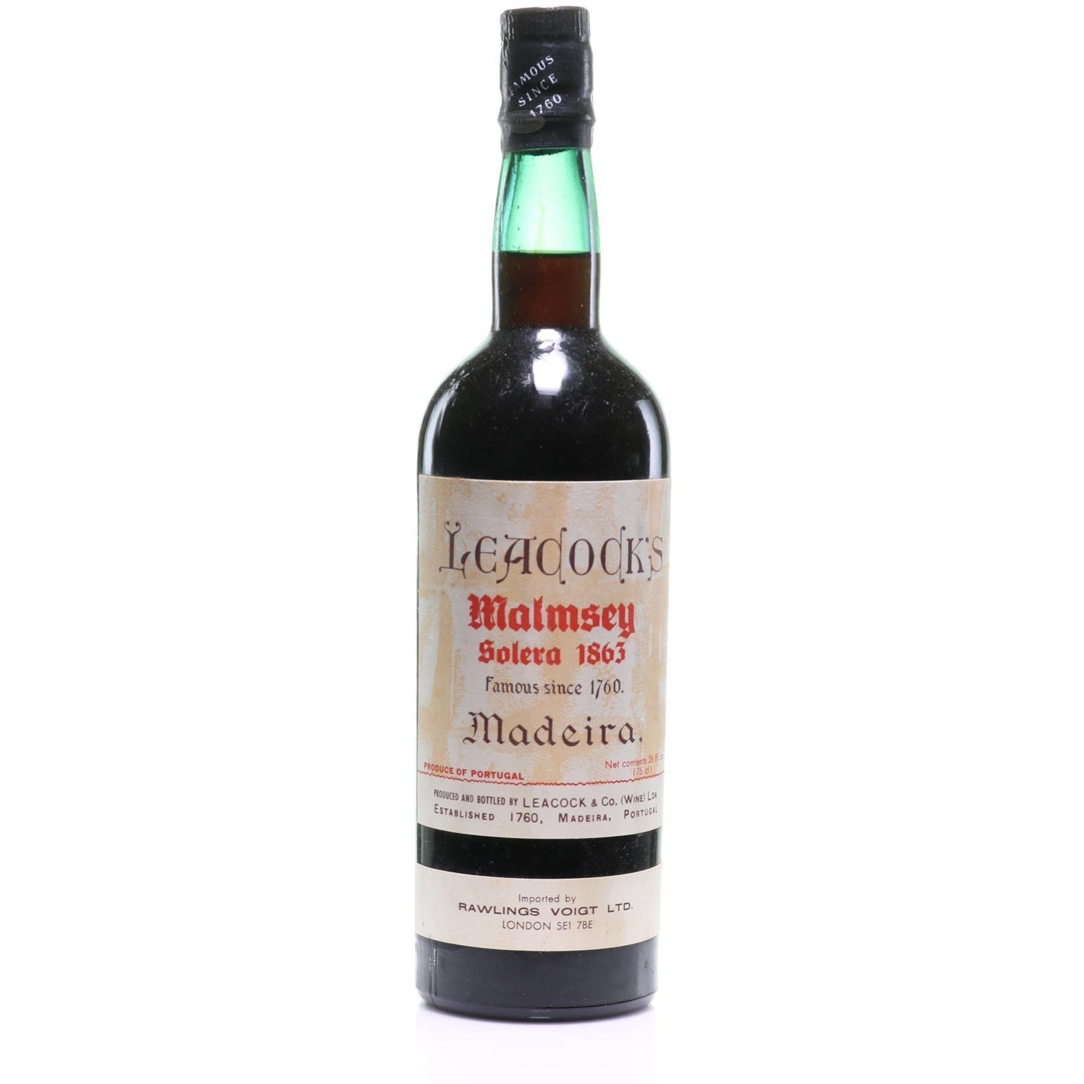 Madeira 1863 Leacock's Malmsey Solera - 4498842107791