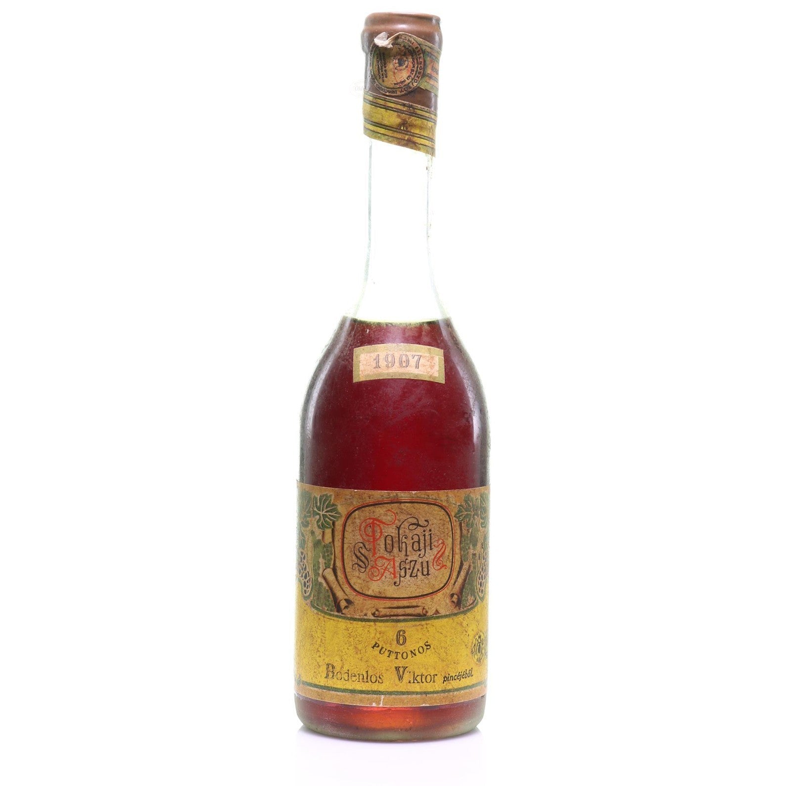 1907 Tokaji Aszu Bodenlos Viktor 6 puttonyos - 4498842108446